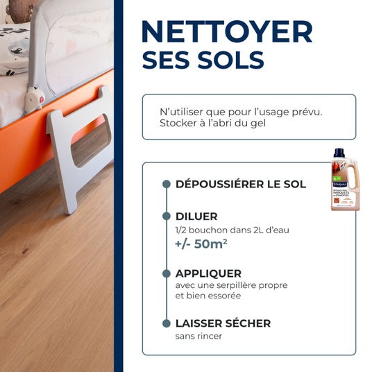 Nettoyant concentré sols bois et Sols Stratifiés Starwax - 1L Starwax - 3