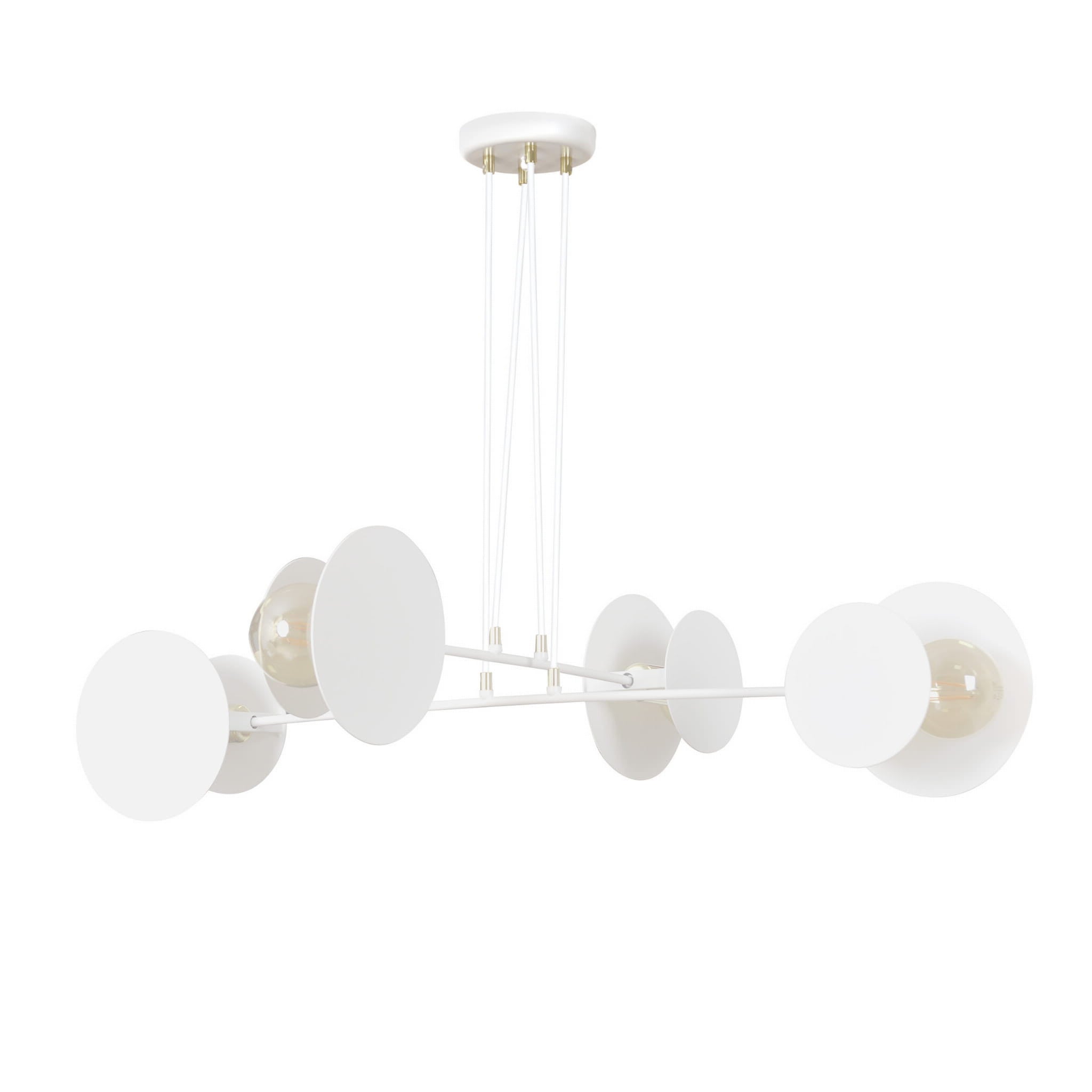 Lampa wisząca Idea biała 4xE27x15W do salonu wym: 100 x 96 x 96 cm metal Emibig