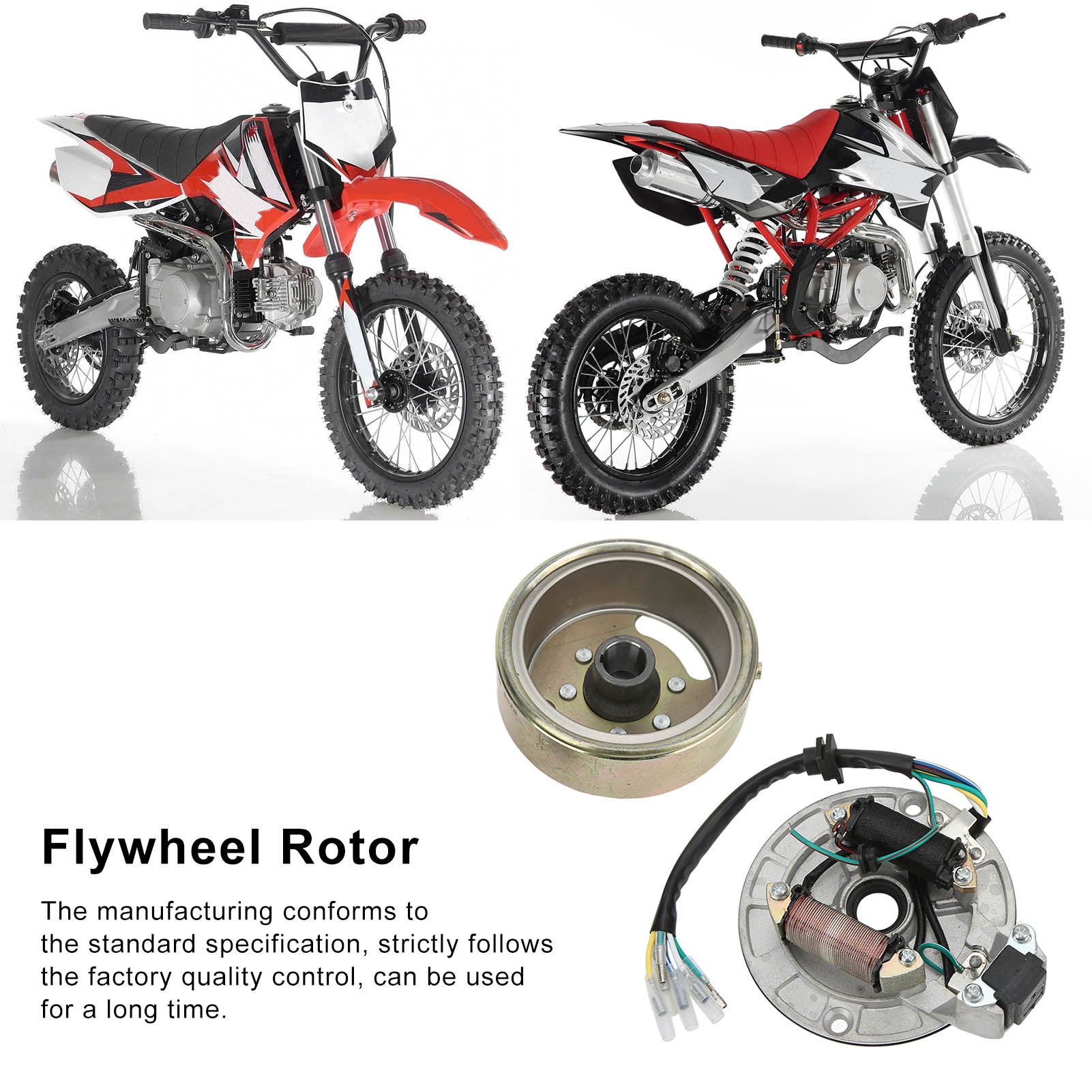 Rouleau Volant Magnéto 125cc-140cc - Acier Inox Pour Quad Dirt Bike PIT PRO ATV - Remplacement