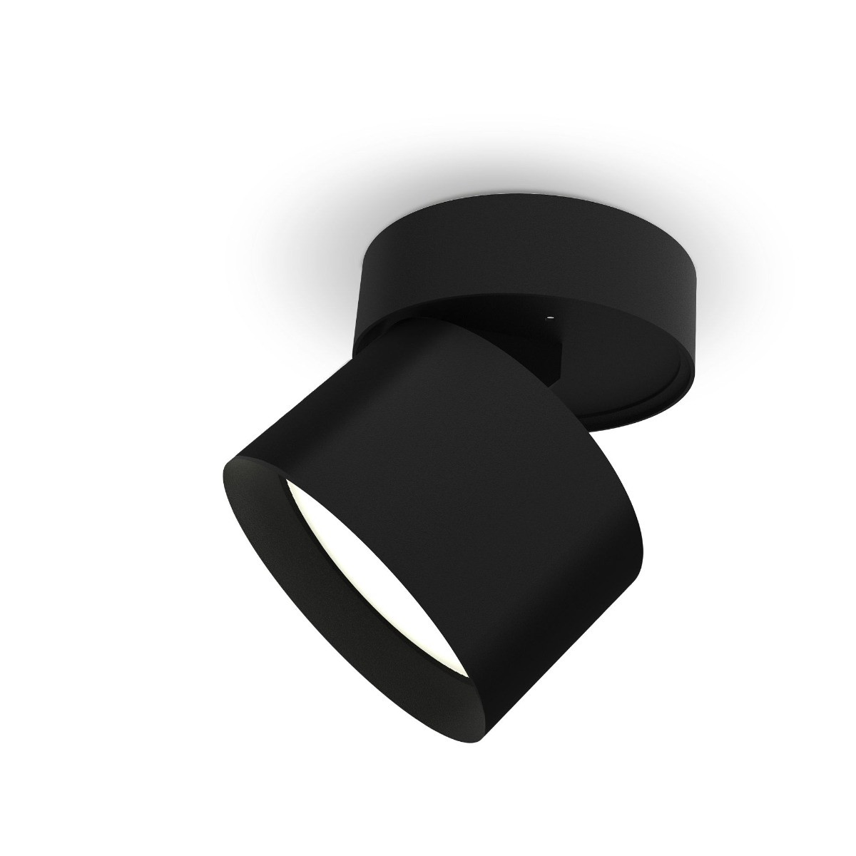 Reflektor sufitowy spot natynkowy Spotlight okrągły czarny 1xGX53x30W wym: 8,2 x 8 x 8 cm aluminium Videx