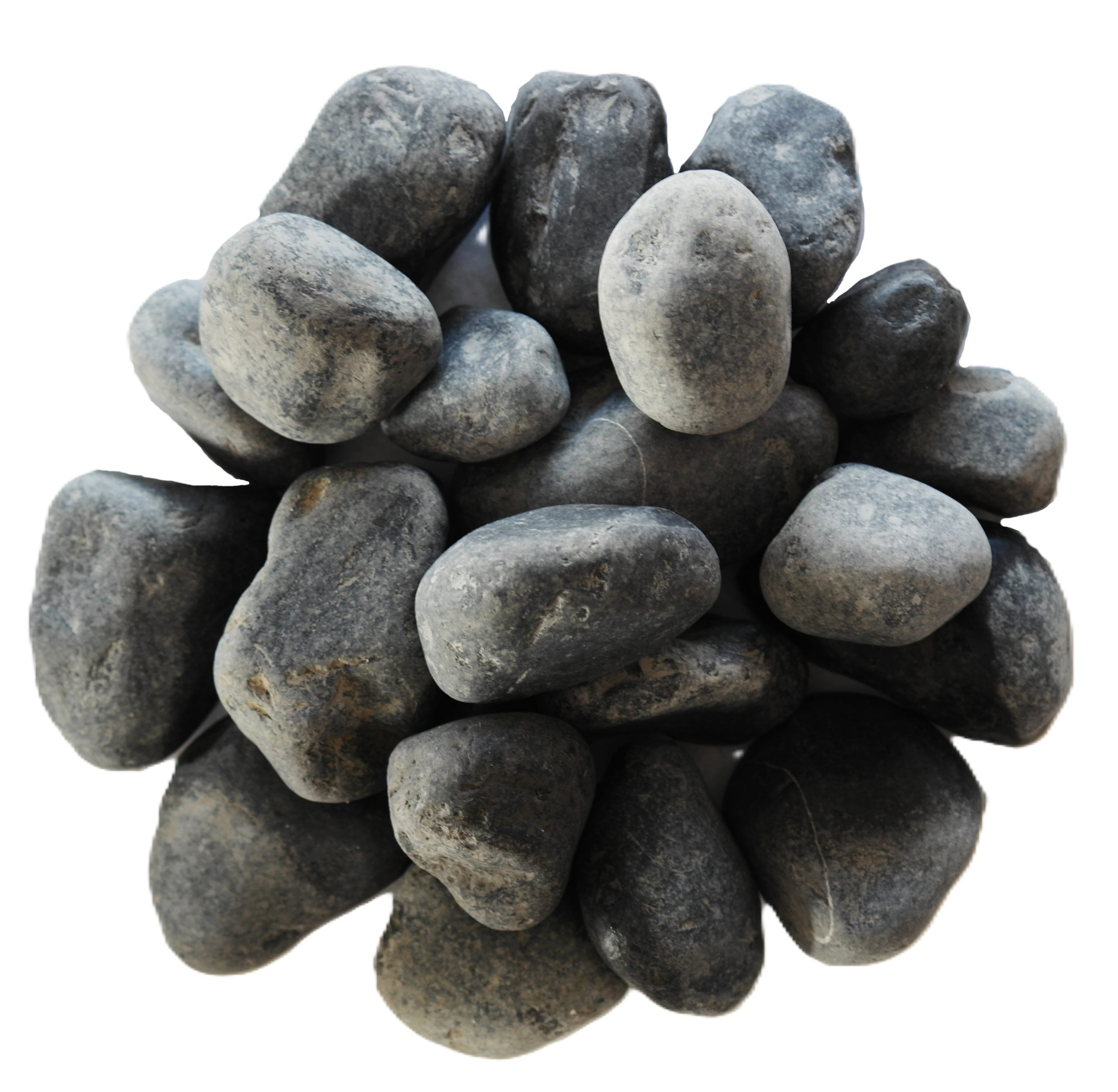 Galet roulé noir ebano 25/40 en big bag de 350 Kg | Leroy Merlin