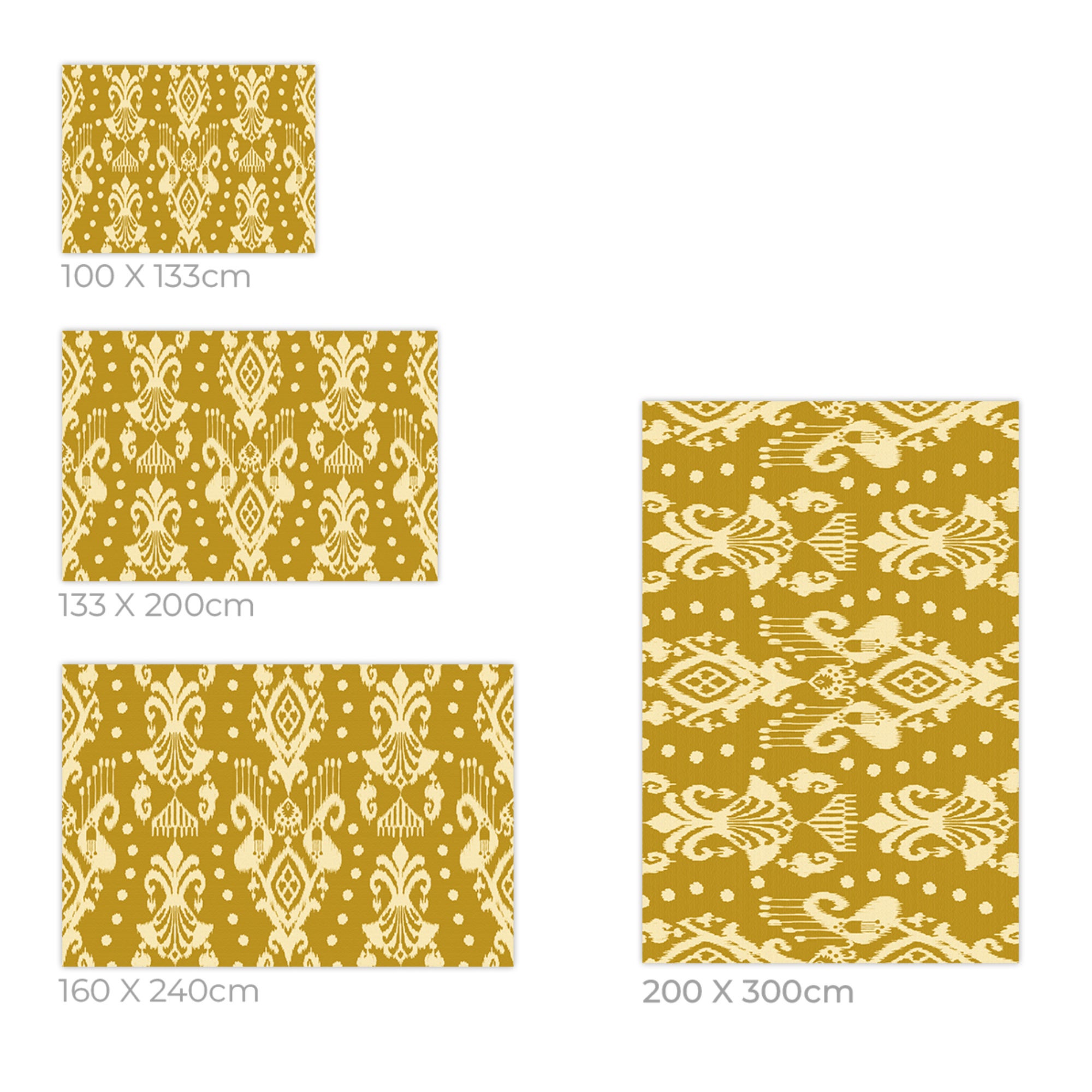 Tapis PVC Intérieur/Extérieur Mallorca Tournesol 160x240 cm - Vinyle imprimé antidérapant, lavable et résistant pour terrasse et maison - 7