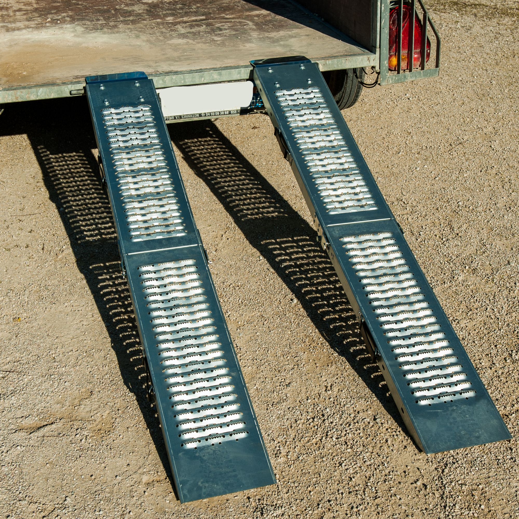 Rampe de chargement pliante WERKA PRO 180 cm 2 pieces 400 kg - 4