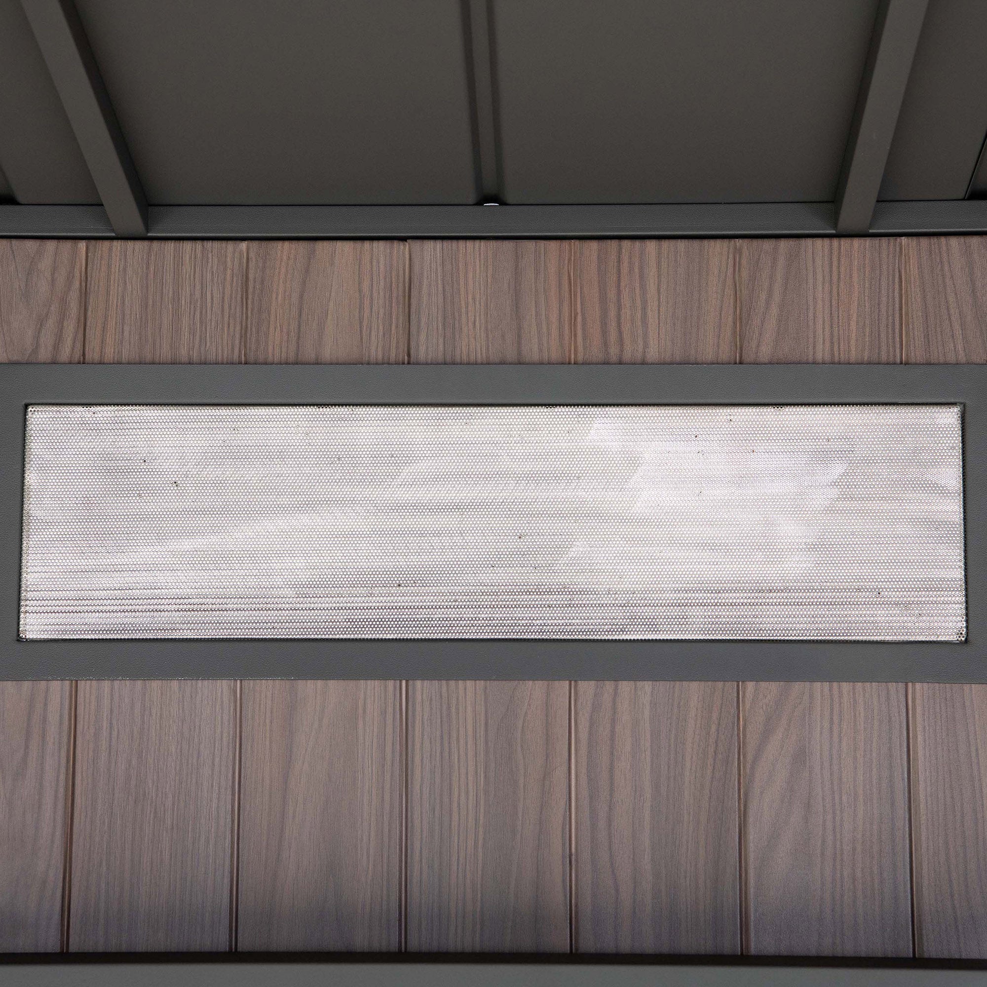 Abri de jardin MAMBO pour cuisine extérieure - 94cm x 220cm, anthracite - 7