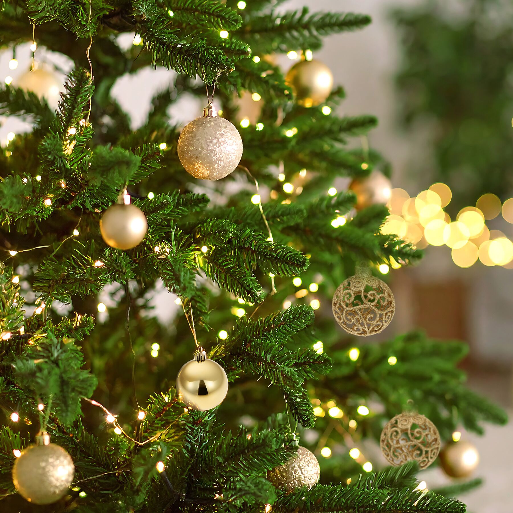 Lot de 100 boules de Noël en plastique mates, brillantes ou pailletées de 3, 4 ou 6 cm de diamètre TECTAKE - 3