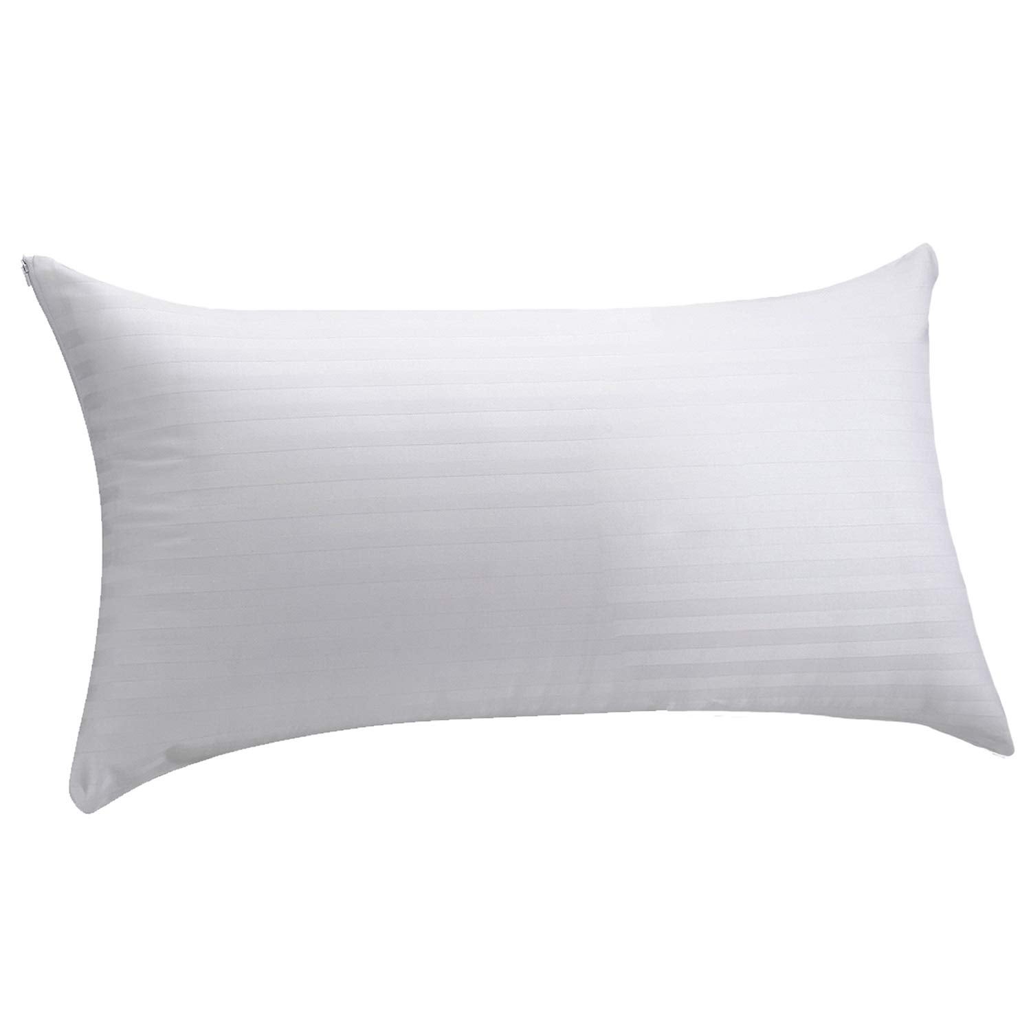 Pikolin home - federa per cuscino in tela di cotone 100% con fodera lavabile, con trattamento anti-restringimento e completamente traspirante