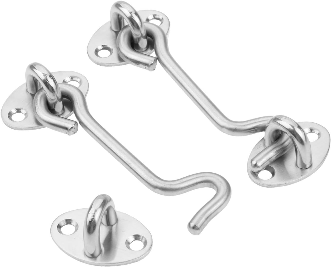 2 Pi ces Crochet De Cabine 100 Mm Crochet De Porte Fermeture Loquet 2-pi-ces-crochet-de-cabine-100-mm-crochet-de-porte-fermeture-loquet