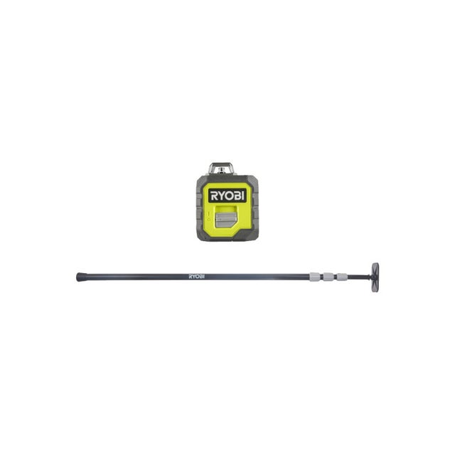 Pack RYOBI - Laser rouge 360 - RB360RLL - 20m de portée - Canne télescopique RBCLTP1 - 320cm