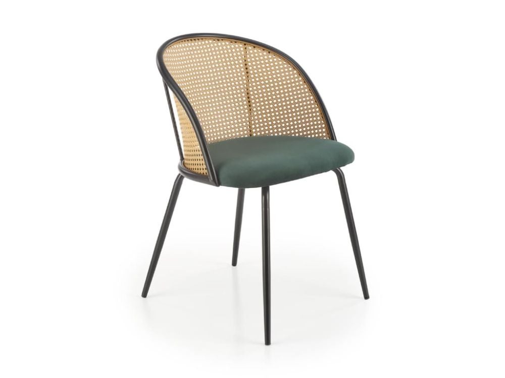 Krzesło K508 VELVET zielone