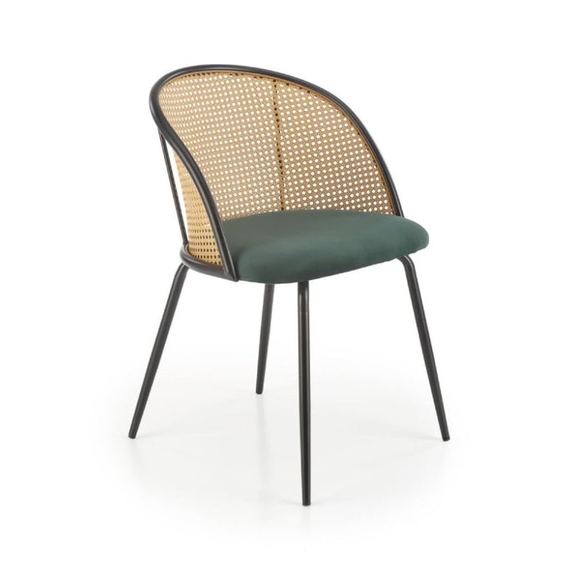 Krzesło K508 VELVET zielone
