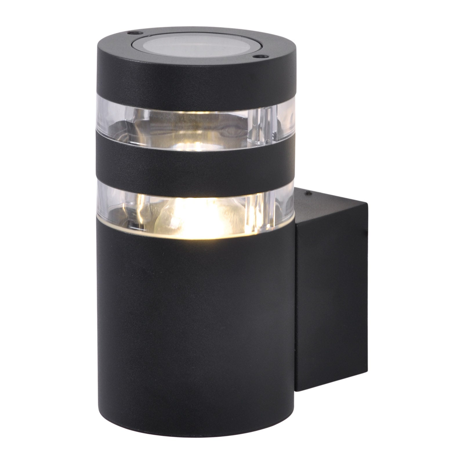 Kinkiet zewnętrzny LED SOLIN 15W 4000K 1400lm metal czarny wym:17x9x13cm IP44 Kaja