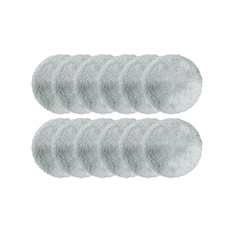 Lot 6 Chiffons Nettoyage Pour Robot Lave-Vitres - Compatible LIECTROUX YW710 - Haute Absorption Microfibre