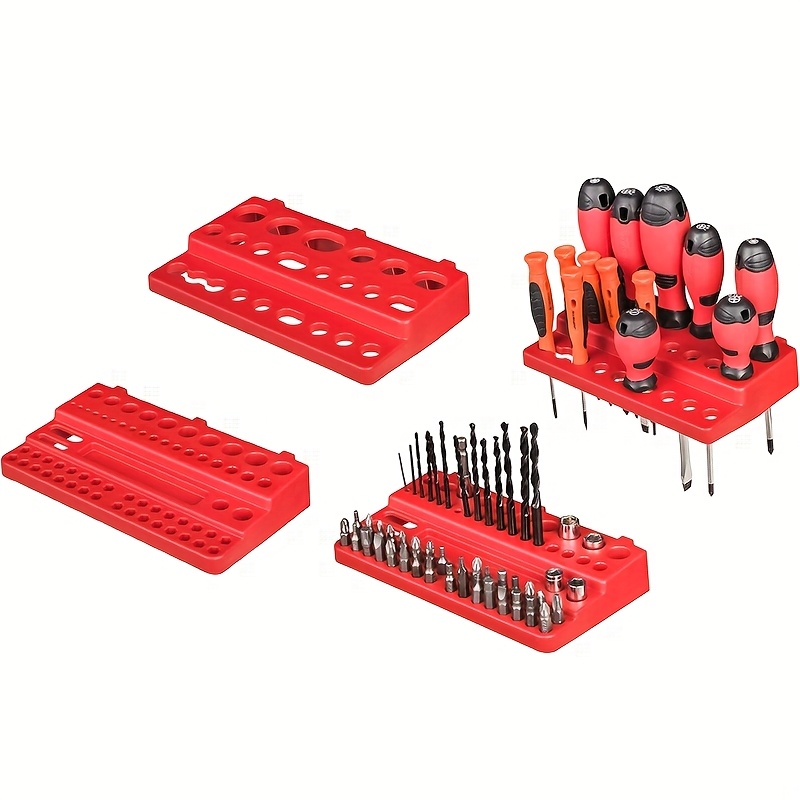 Suporte para ferramentas com 39 peças, parafusos e porcas, suporte para pregos, suporte para chaves (exceto ferramentas) - 4