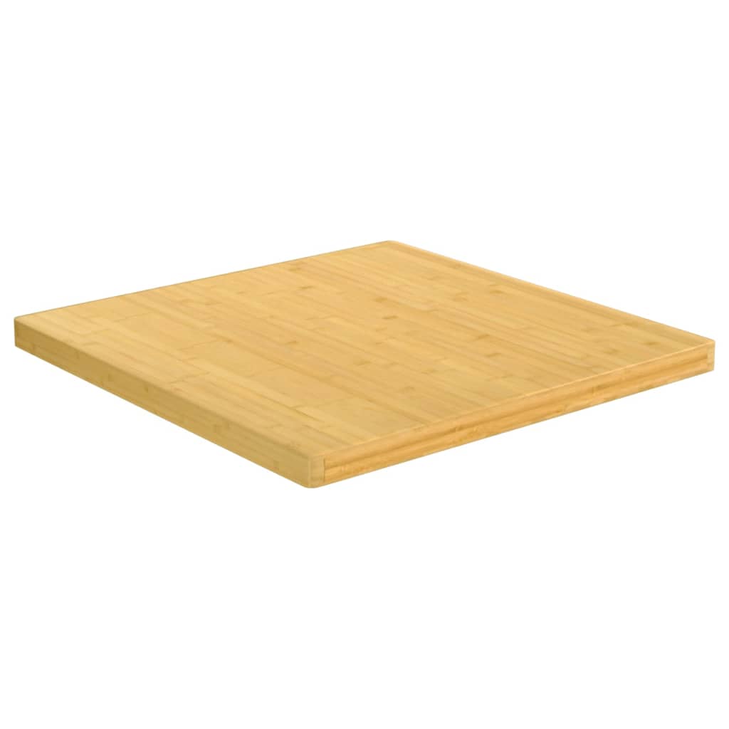 Tablero de mesa | superficie de mesa | tablero de escritorio de bambú 70x70x4 cm cfw29201