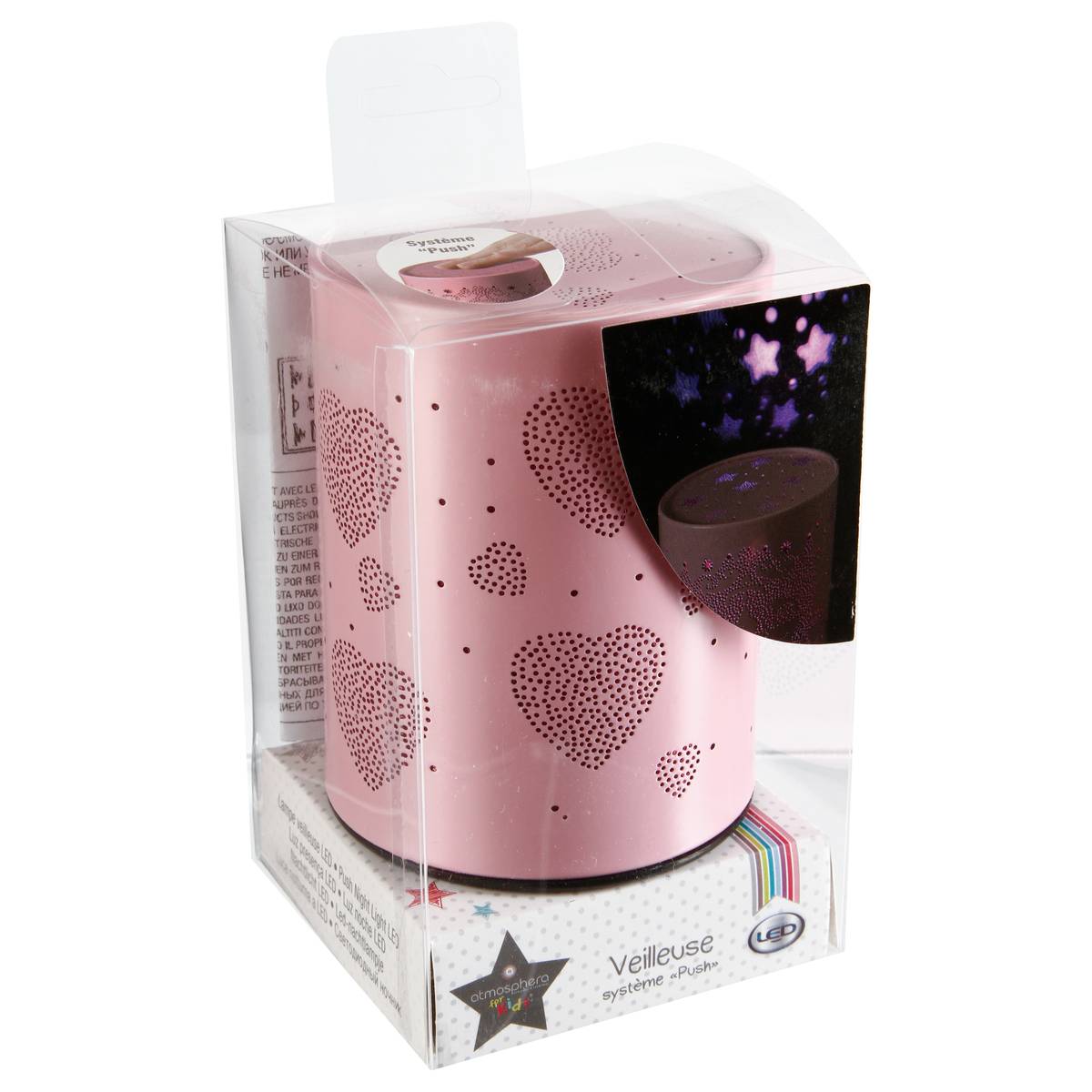 Veilleuse À Pile Push H.13cm Métal Blanc - Atmosphera Créateur d'intérieur - 3