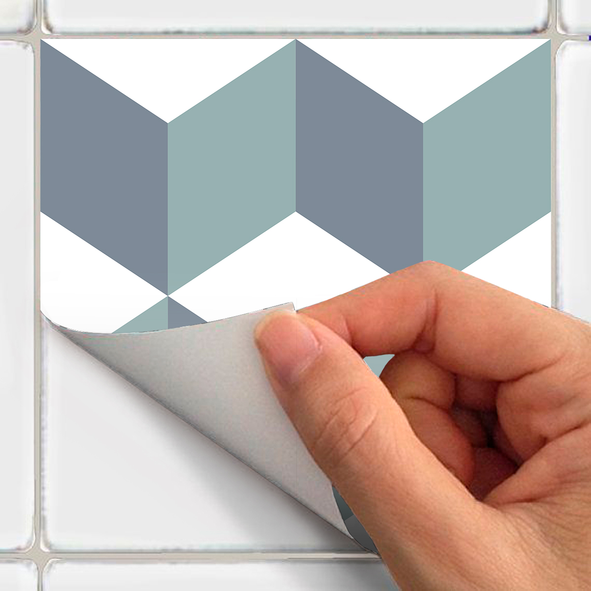 24 adesivi piastrelle di cemento azulejos rivarola - Sticker adesivo - adesivi murali - 24stickers15x15cm - 4