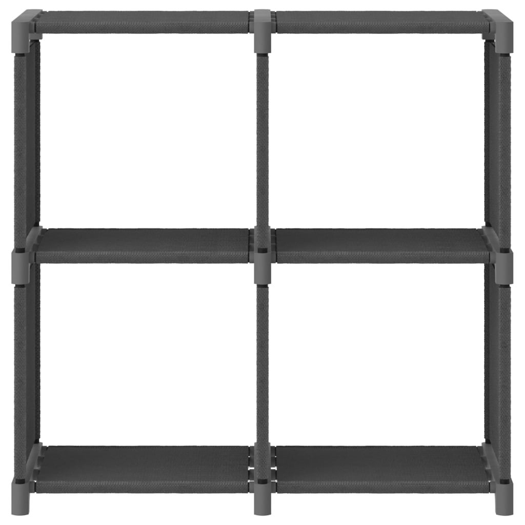 Maison Exclusive - Mobile per 4 Scatole a Cubo Grigio 69x30x72,5 cm in Tessuto - 2