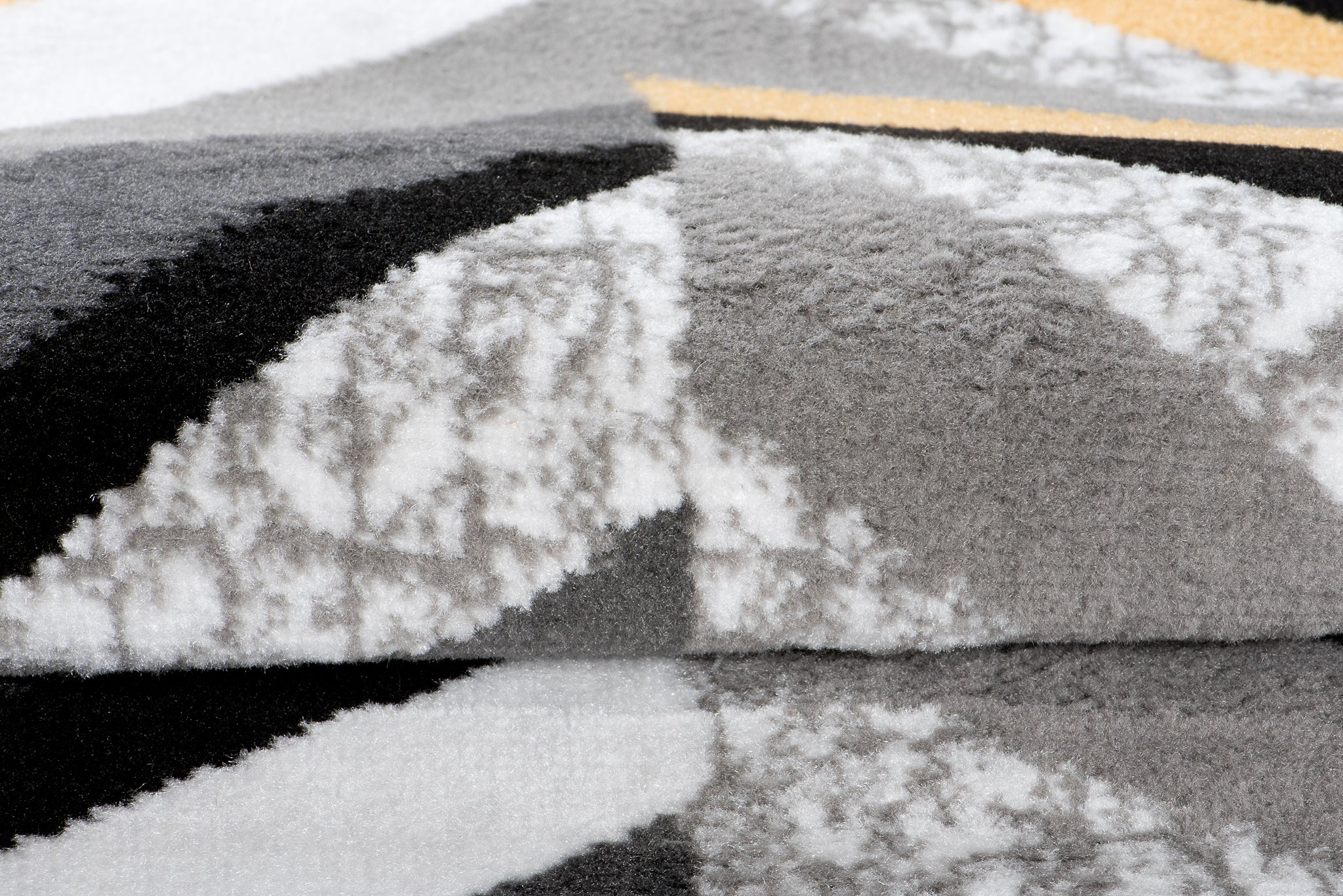 TAPISO Maya Tappeto Passatoia Corridoio Moderno Arancia Grigio Nero Graffi Sottile 70 x 170 cm - 4