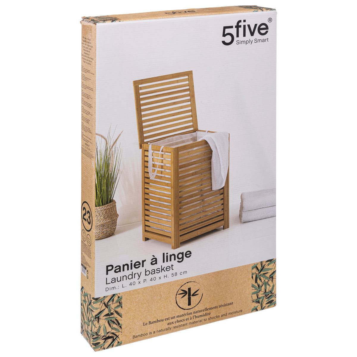 Panier à linge 65l 