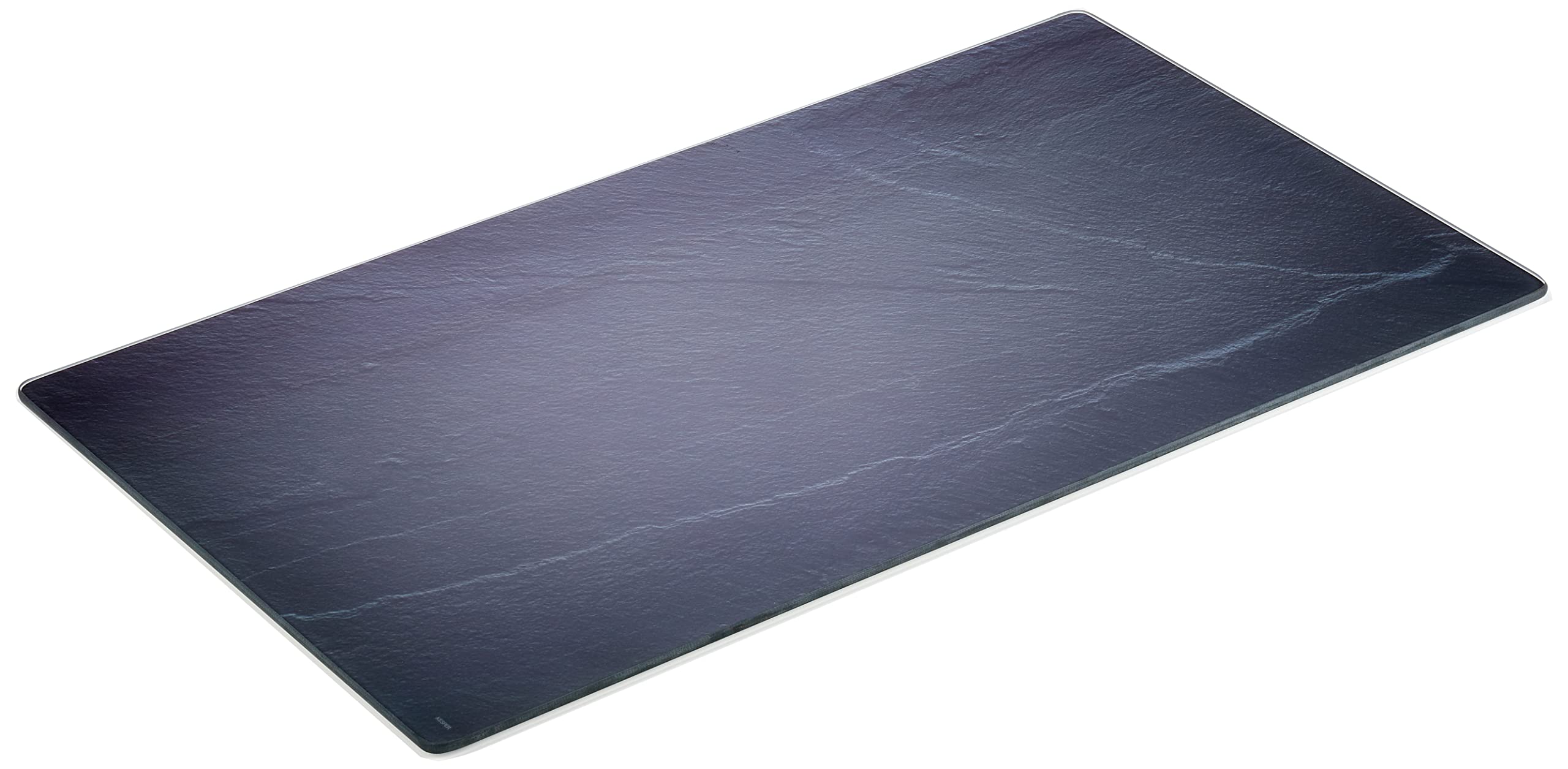 Kesper 2-delige Chilli Design Multi-Glass snijplaat, 52 x 30 x 0,8 cm, zwart