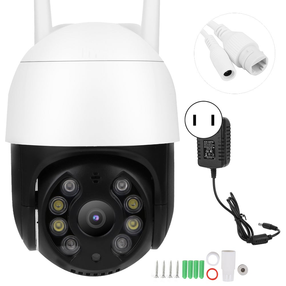 Caméra IP Sans Fil PTZ – Zoom Optique 3X, Vision Nocturne, étanche, IR Cut