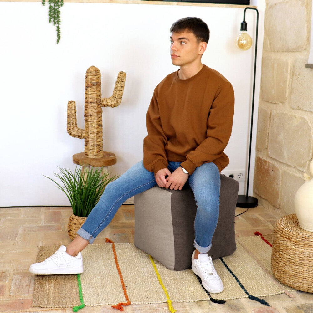 Pouf Carré Text - 2