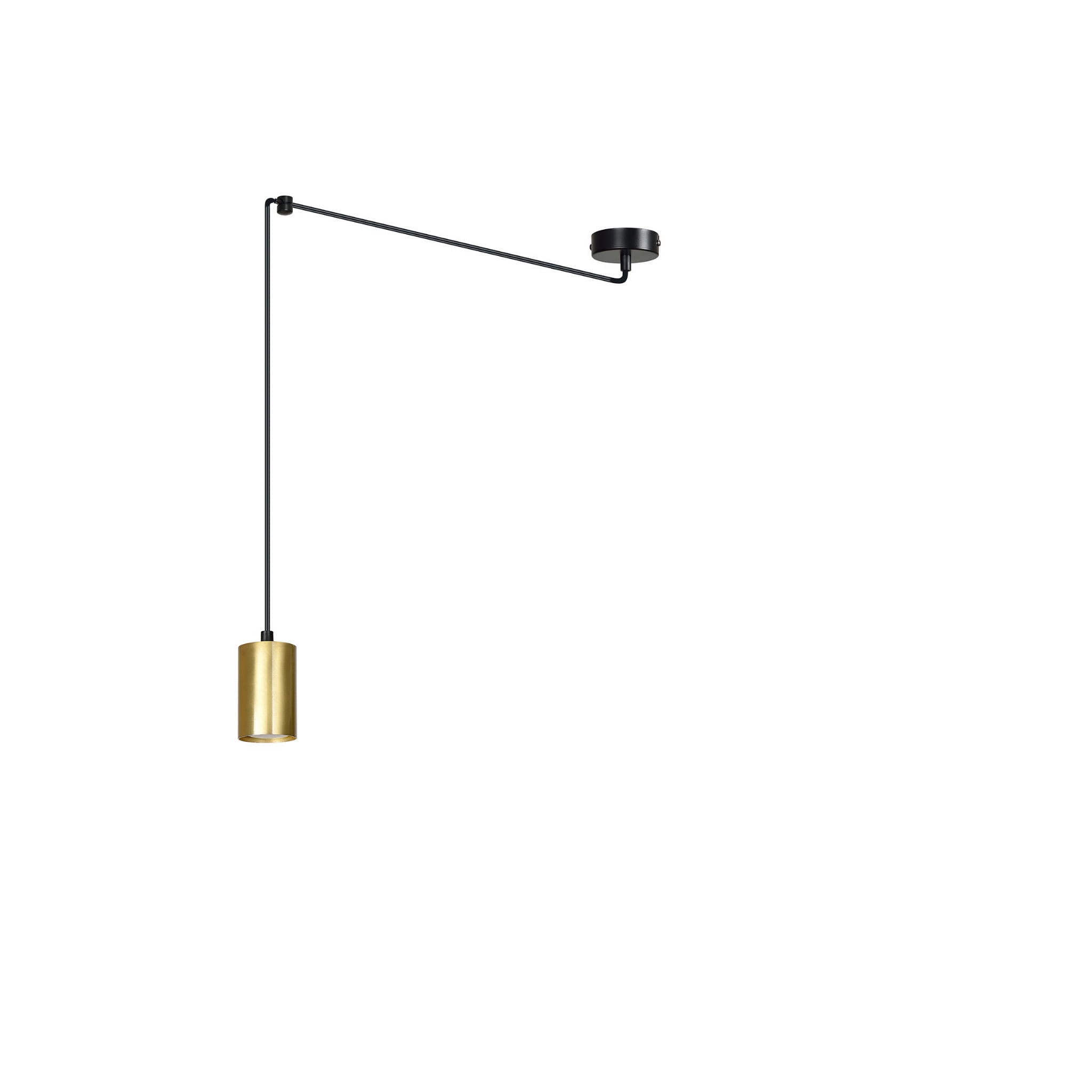 Lampa wisząca Traker czarno-złota 1xGU10x10W wym: 300 x 300 cm metal Emibig