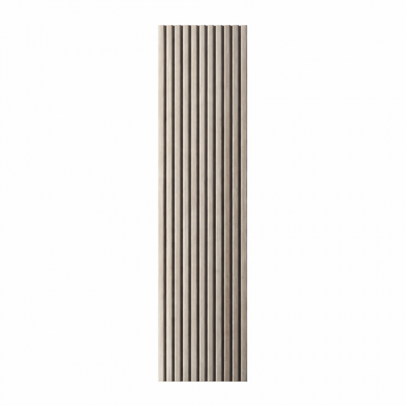 Panel decorativo de pared con efecto madera de roble y listones, juego de 10 piezas, 120x30 cm, para revestimiento interior - divina home