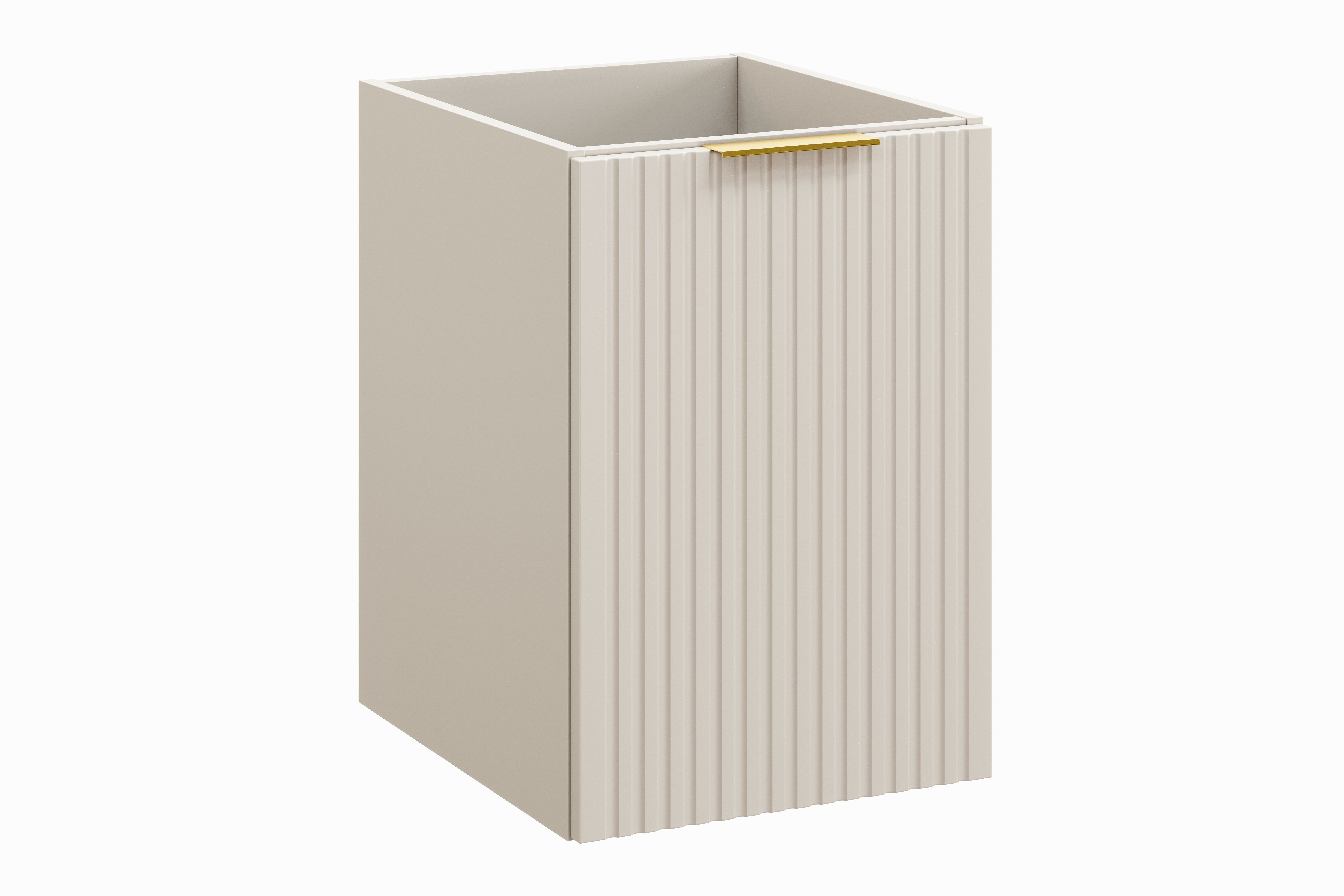 Meuble bas de salle de bain avec panier à linge ADEL CACHEMIRE 40 cm - 6
