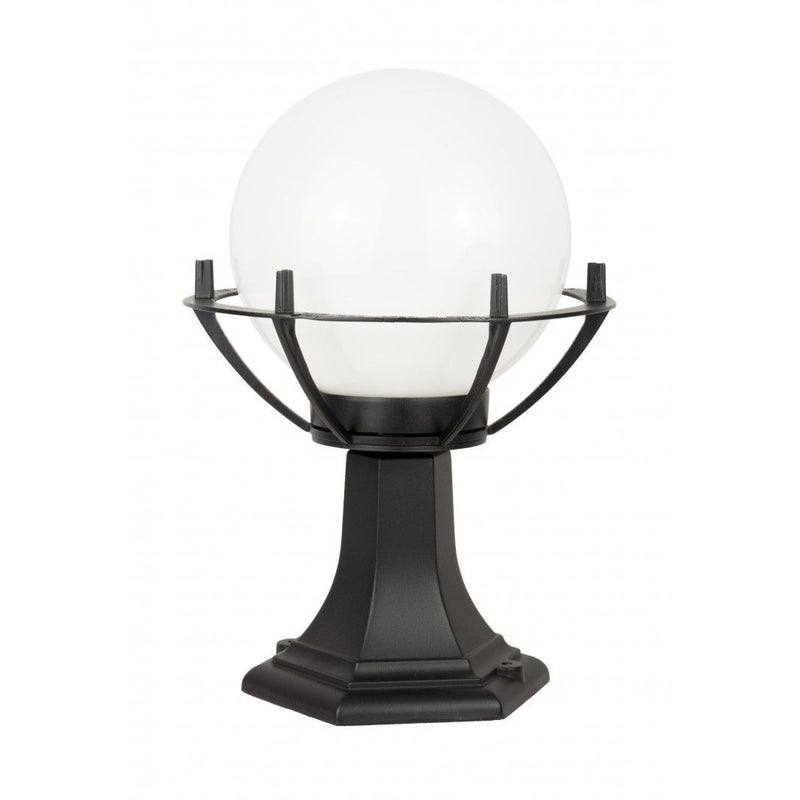 Lampa ogrodowa stojąca Kule czarna 1xE27x60W wym: 39 x 25 x 25 cm aluminium SU-MA