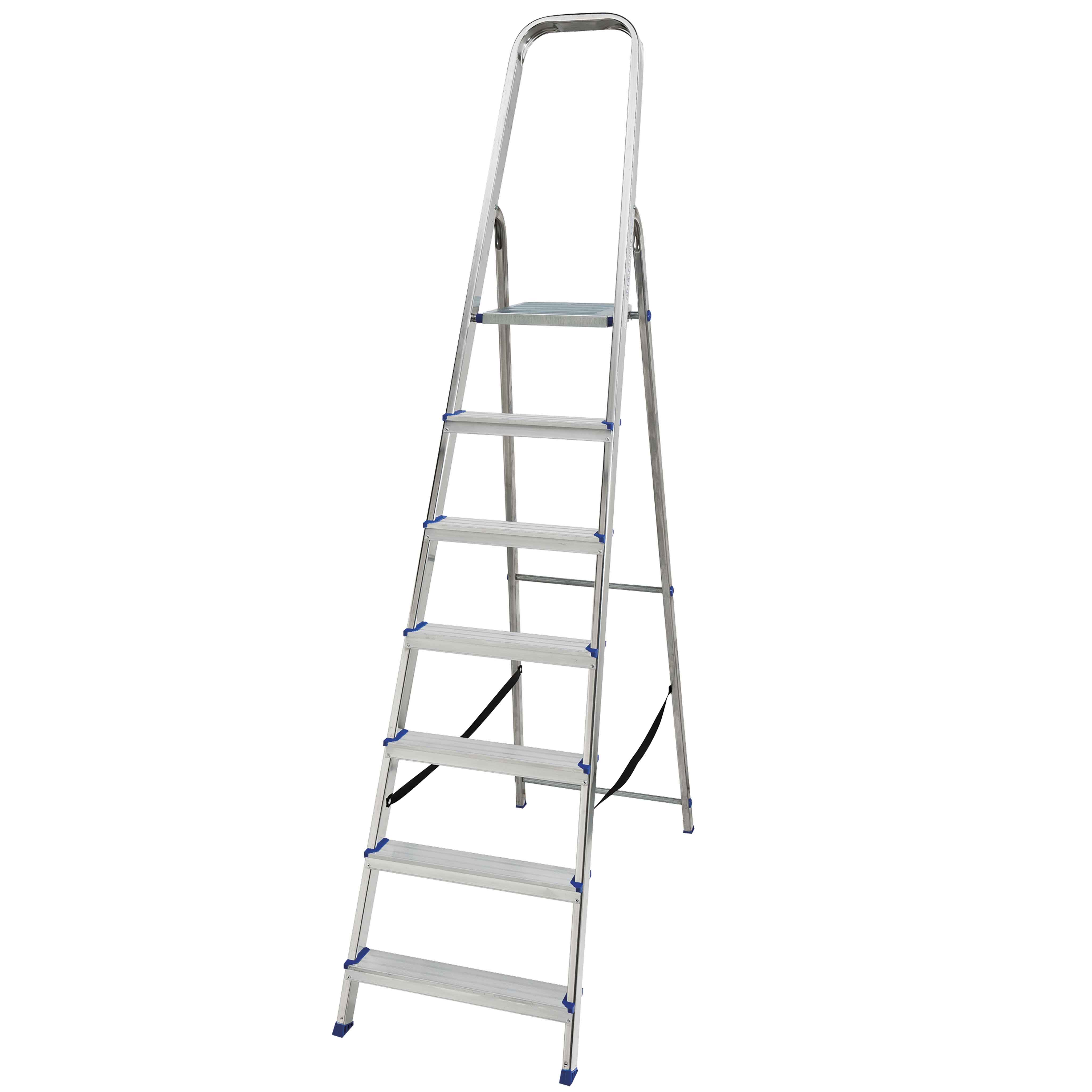 Escalera de aluminio de 7 peldaños