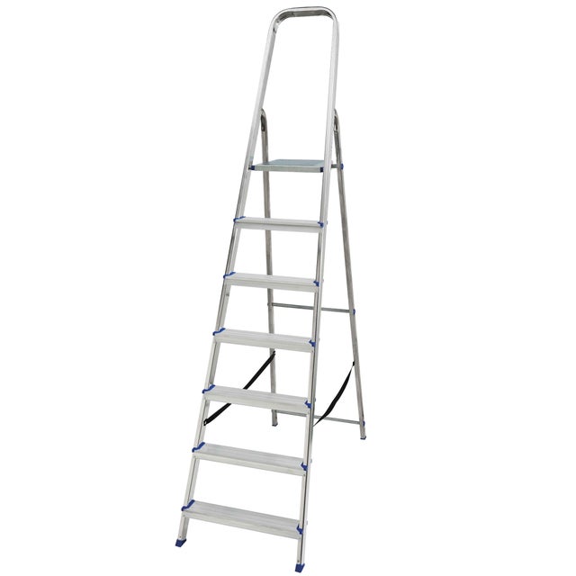 Escabeau Double Pliable Aluminium 3 Marches - DWA Robuste Et Stable