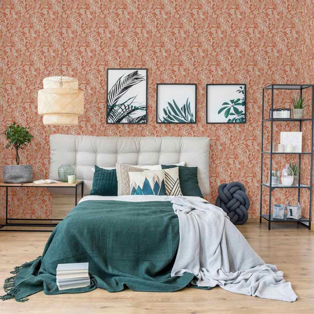 Tapeta Mae, pomarańczowo-beżowa DUTCH WALLCOVERINGS - 6