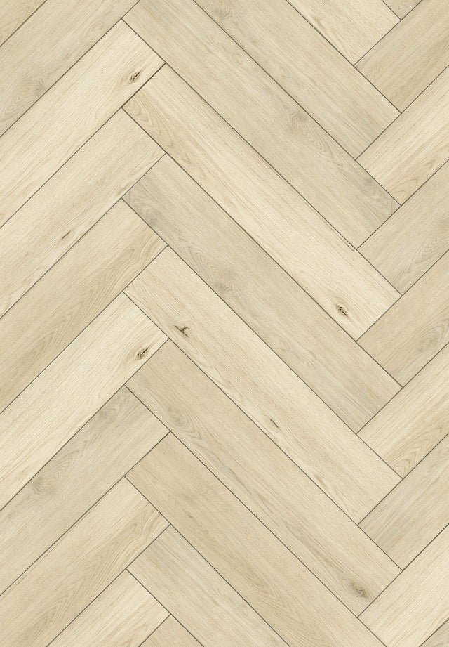 Mexen Calera panneaux vinyles en point de Hongrie 635 x 127 mm SPC 6,5 mm, sous-couche IPEX 1,5 mm, 4 V-Fuge, Chêne - F1168-063?