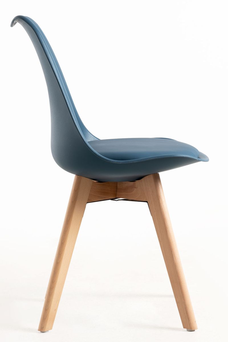 Pack 4 Sillas Synk Basic - Azul Petróleo - 5