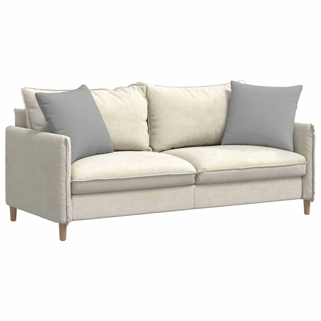 Coussins de canapé 2 pcs Gris nuage 50 x 50 cm tissu vidaXL - 4