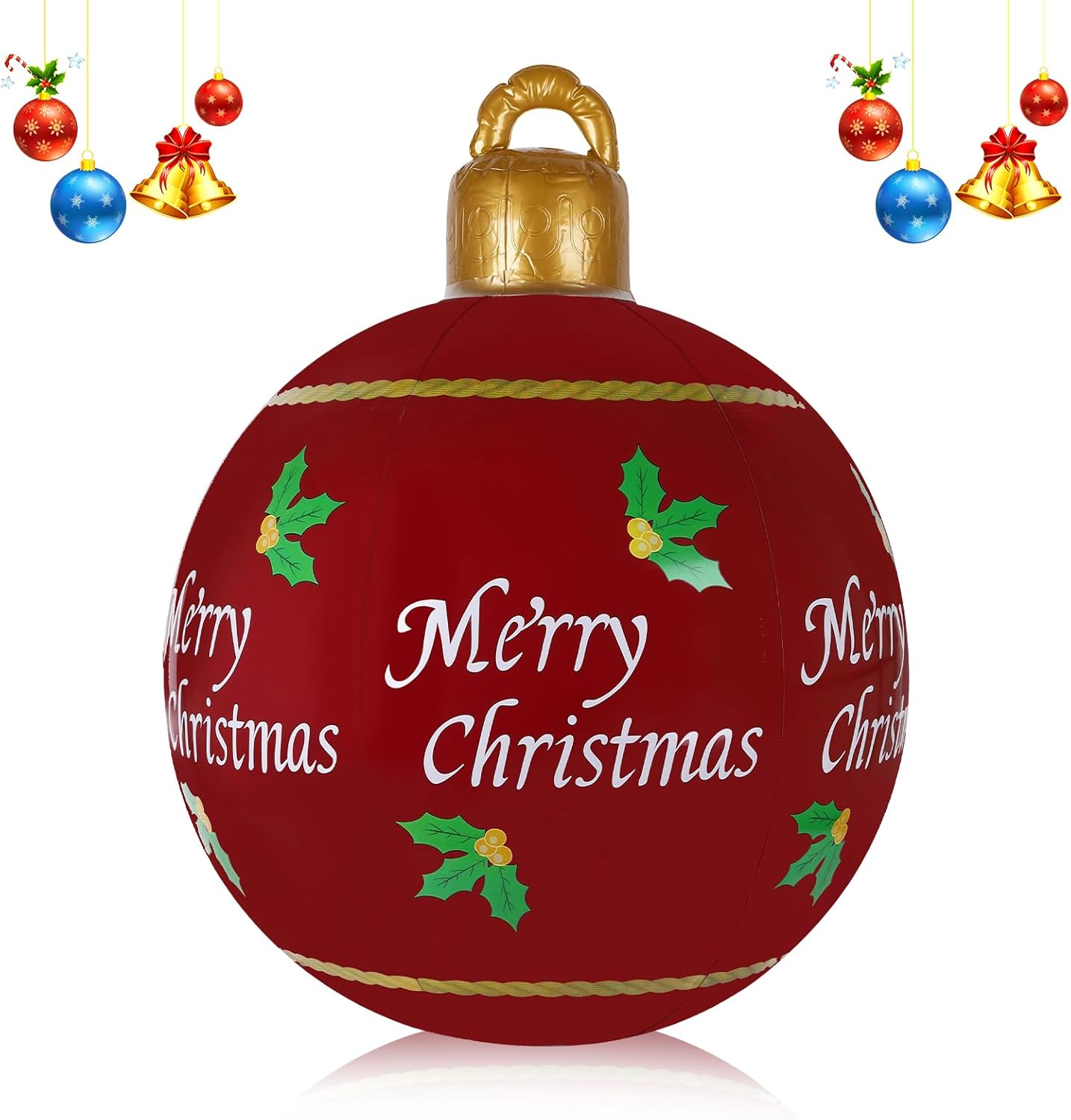 Grande Boule De Noël Gonflable – Ballon Décoratif Réutilisable