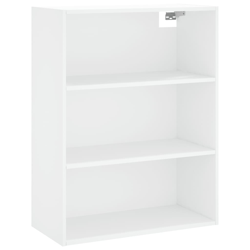 Buffet haut Blanc 69,5x34x180 cm Bois d'ingénierie - COMFORTXL - 4
