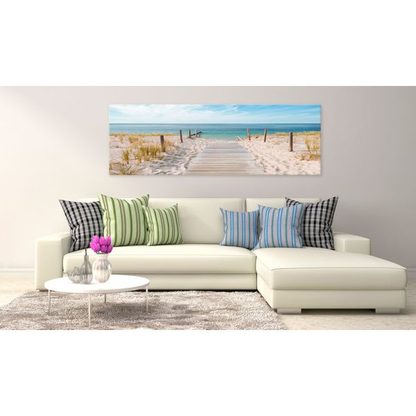 Tableau The Silence of the Sea 135x45 cm - 2