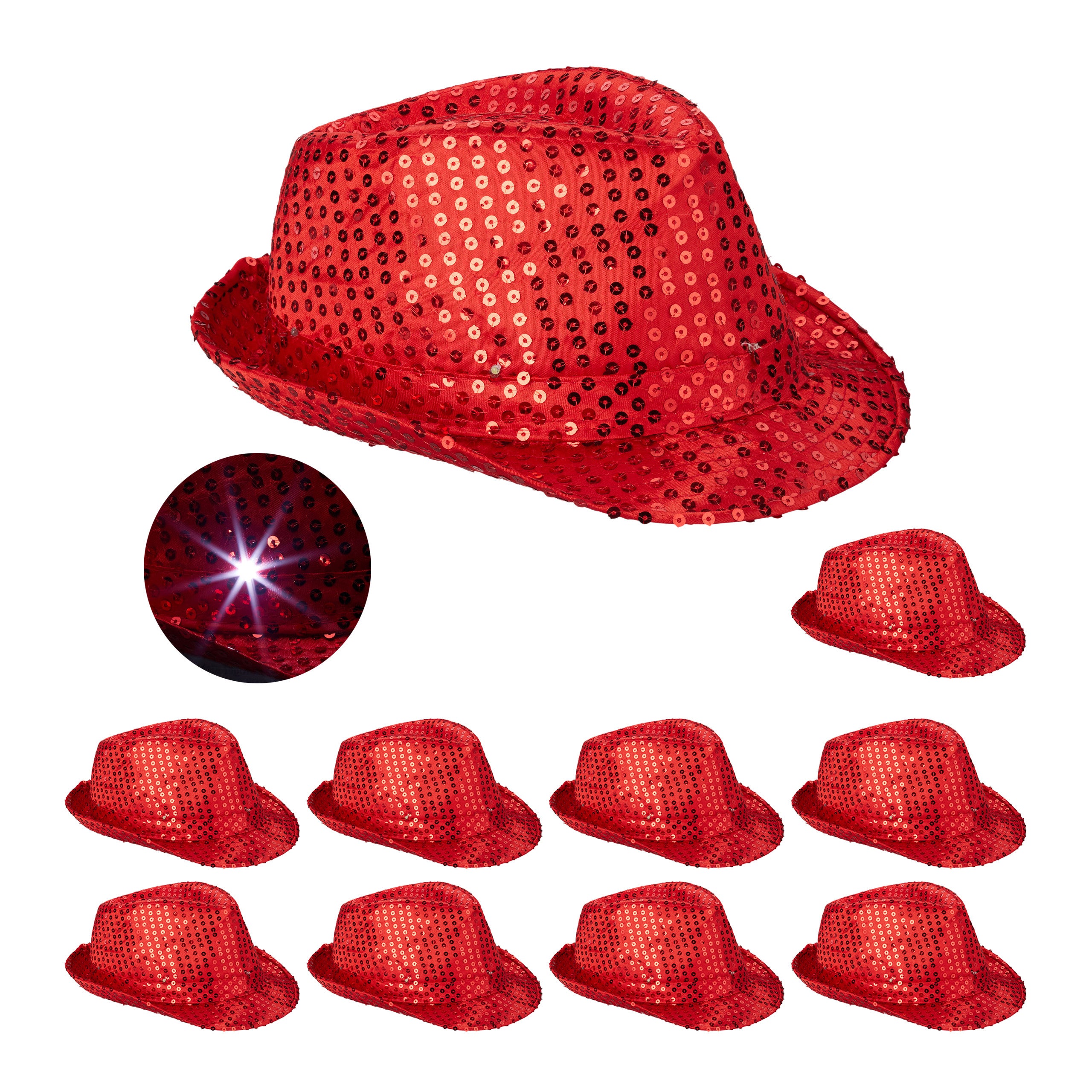 6 Cappelli Festa A Forma Di Mostro In Carta, Colorati, Altezza 16 Cm - Accessori Compleanno E Feste Per Bambini - 3