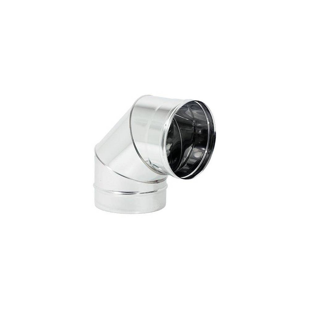 Gomito Tubo In Acciaio Inox A 45o Cm 13