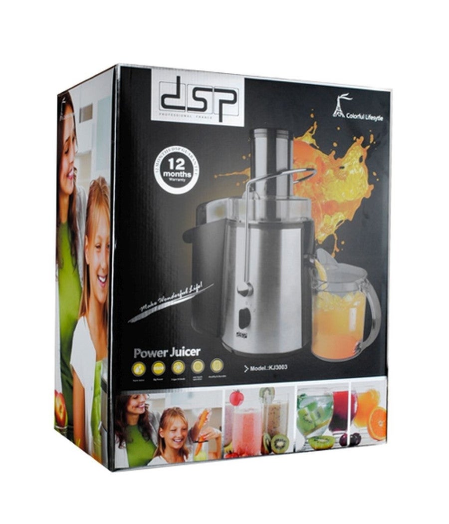 Trade Shop - Estrattore Di Succhi Frutta Spremiagrumi Centrifuga 2 Lt Power Juicer 850 Watt - - 2