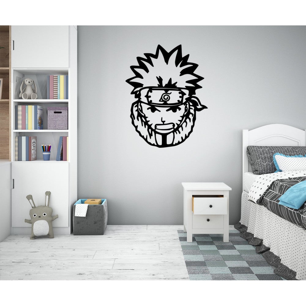 Naruto - vinilo adhesivo de pared 55x70 cm - color negro