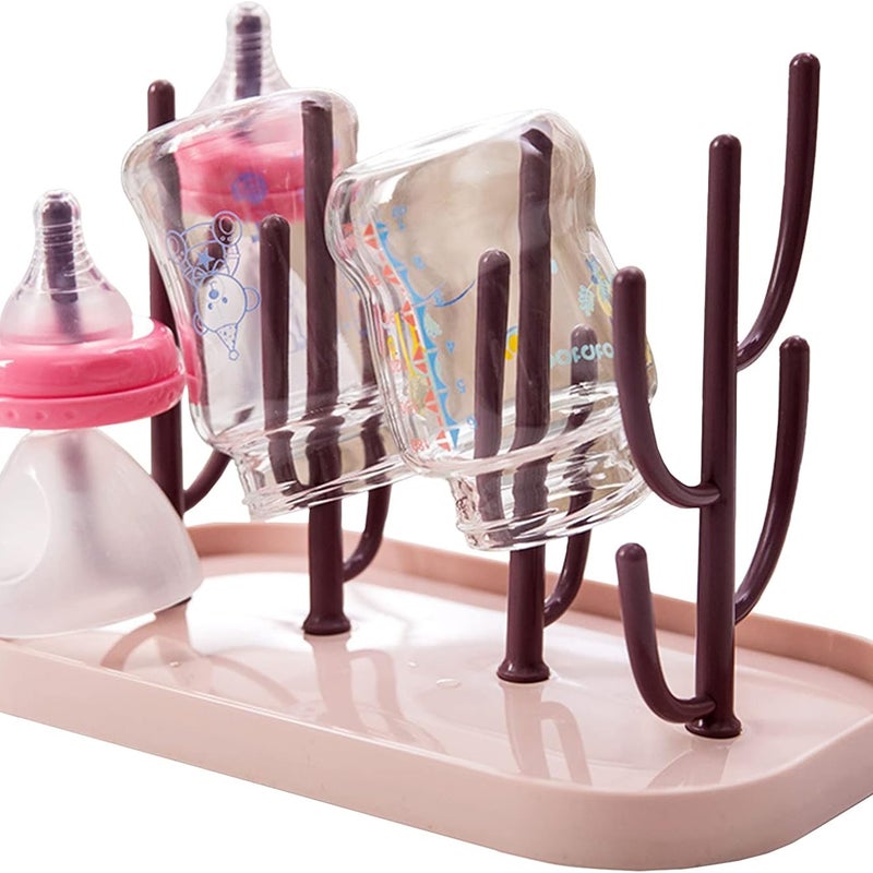 Suszarka do butelek dla niemowląt Rose, składana suszarka do butelek, ociekacz do butelek w kształcie drzewa, syfon do butelek dla niemowląt, ociekacz
