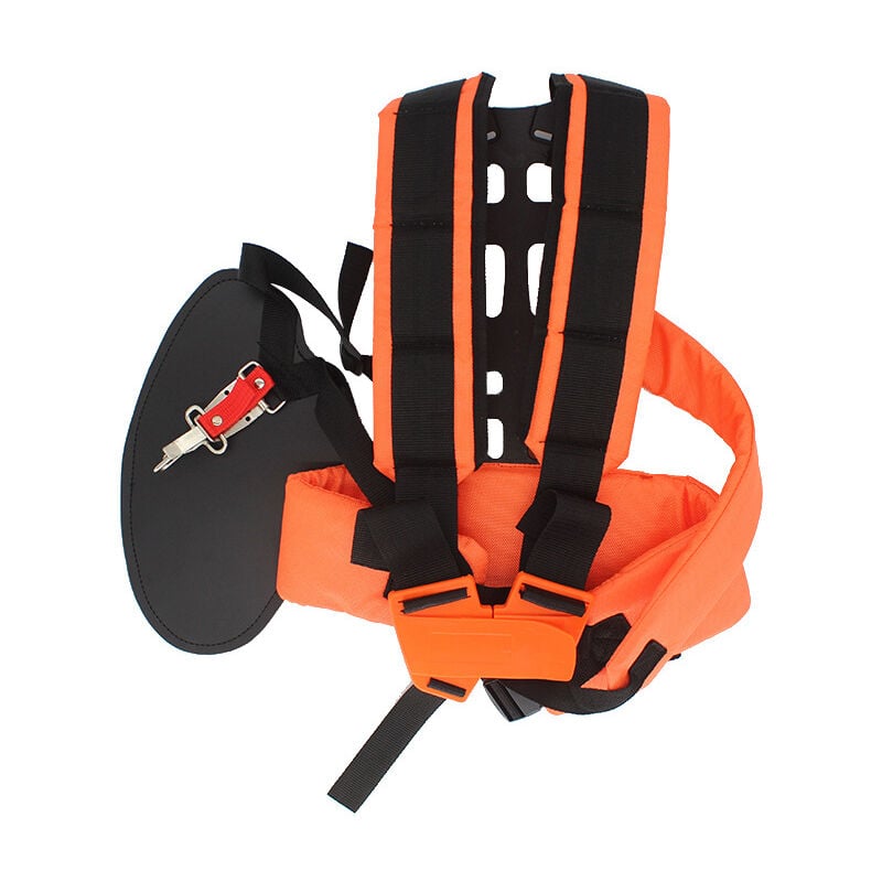Sangle De Transport Réglable Pour Débroussailleuse Et Coupe-bordure - Nylon Robuste Orange, Pratique Pour Le Jardinage - 3