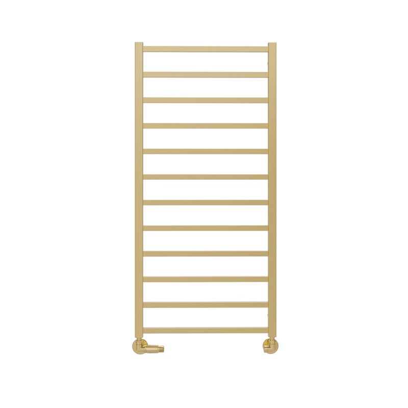 Grzejnik łazienkowy AURUM UNO 110x53 cm złoty 275W Roz 50cm LUXRAD