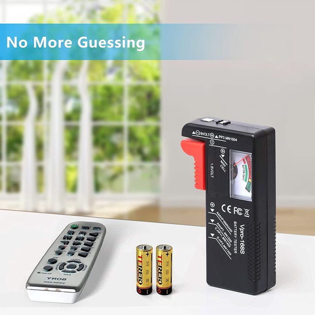 Tester Di Batterie, Digital LCD Tester Per Batterie Classico Batteria - Foto 8