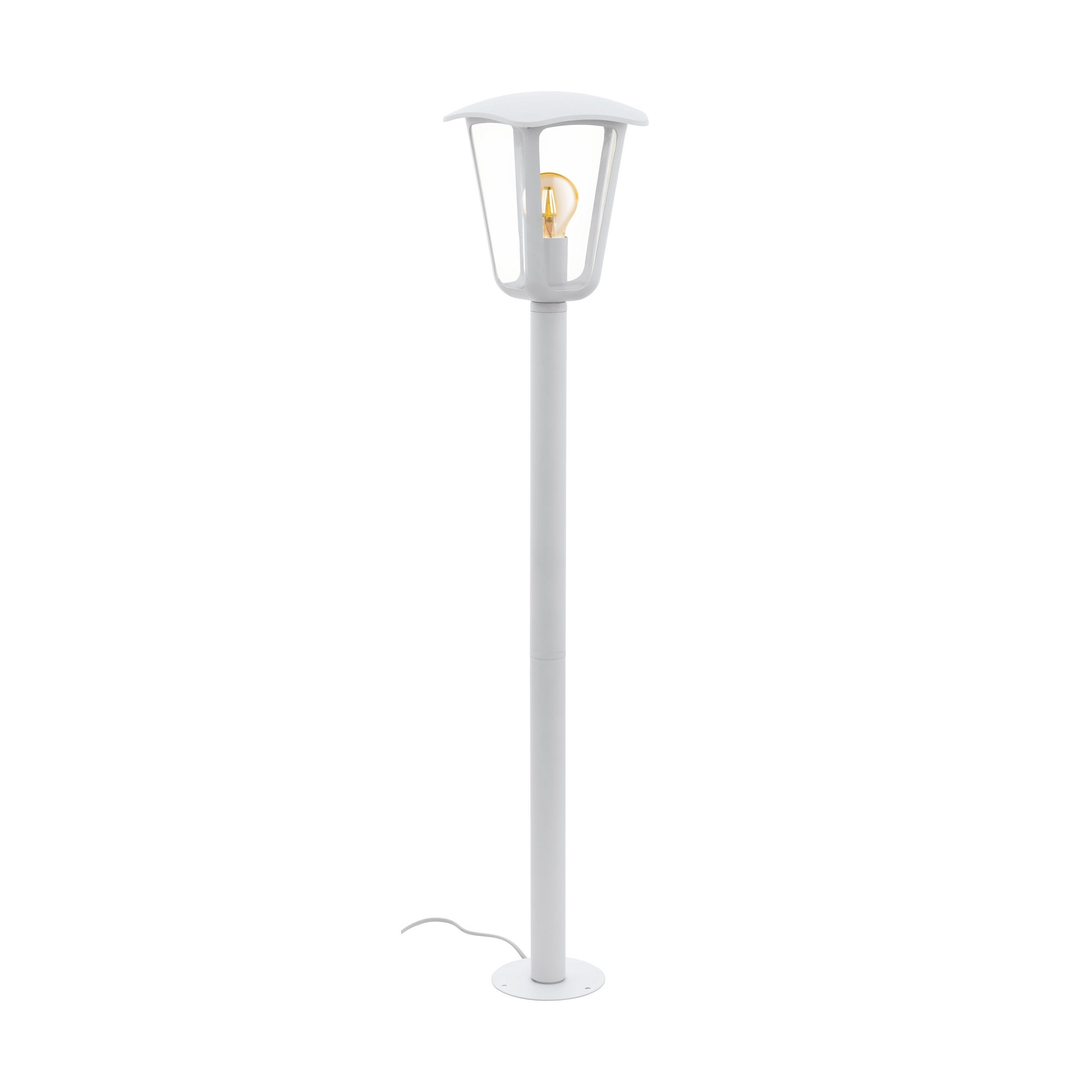 Eglo Roofus Lampadaire Extérieur 1L, Fini Acier Inoxydable | Home Depot