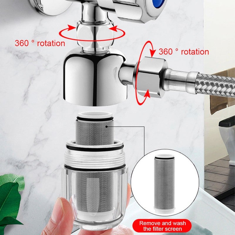 Pequeno filtro de água em aço inoxidável, anticalcário, para aquecedores de água elétricos. - 8