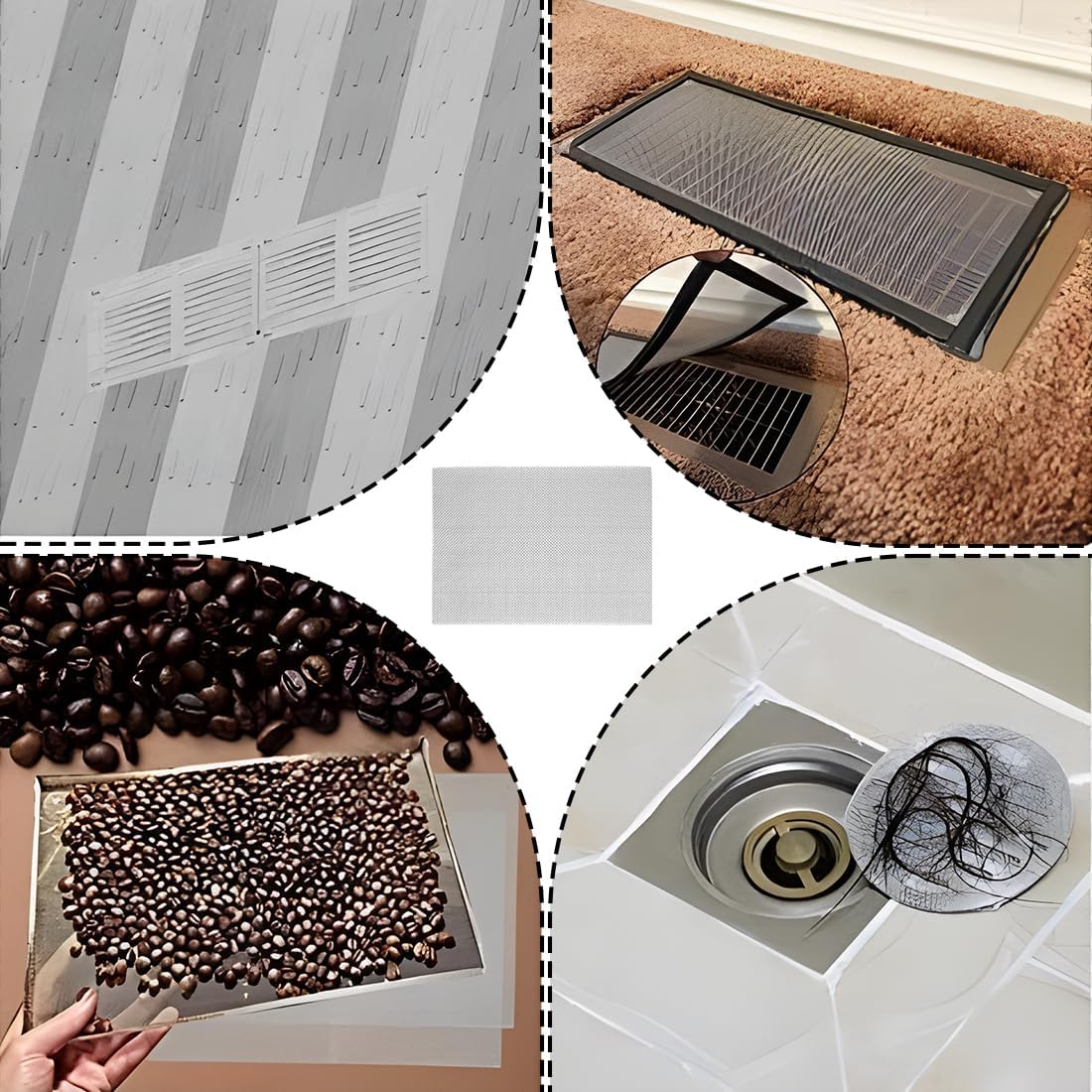 1pcs Grille Inox, 304 Acier Inoxydable Maille Fine, 30x21cm Grillage Anti-Insectes Métallique, Grille Anti-Rongeur, Moustiquaire en Métal - 5
